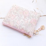 LIBERTY　Felicite　フェリシテ　J17D　ベビーピンク　ビニコのminiポーチ　◆　コインケース・小物入れに♪