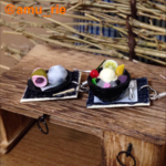 【再再販】ミニチュアフード＊あんみつ・大福