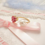 ♡miichan様 専用ページ♡シャイニーパールとハートスワロ♡リング