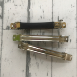 3つセット滑り止め付き バレッタ 