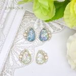 きらめく雫、パール＊ピアス／イヤリング