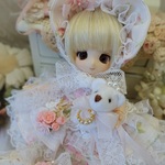 *～*ローズ＊ドレスset～* ミニスウィーツドール*オビツ11*
