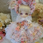 *～ローズ＊ドレスset～* ミニスウィーツドール*オビツ11*ドレスset