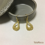 雫のシンプルレースピアス/イヤリング