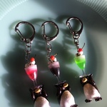 D⭐︎B級品コーラフロートペンギンキーホルダー