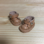    オビツ11 サイズ  ベルト ショート ブーツ ベージュ