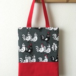 コケコッコーdeペタンコバッグ【Gray】