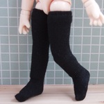 ロングソックス：黒　オビツ11