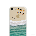 Summer Beach クリアソフト ケース［iPhone5～iPhoneXS, iPhoneXS Max/ XR & Samsung Android］
