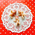 ベビーシャワー★ぶちゃいく！★赤ちゃん人形2体セット【ドールハウス ミニチュア】