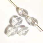 2個✨14×9㎜  水晶 ドロップカット（中）縦穴