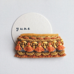 バレッタ【orange fringe】
