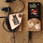 イヤホンコードフォルダー　猫