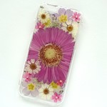 押し花のiPhoneケース - garden - ガーベラ 