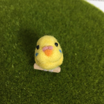 セキセイインコのプチ人形【止まり木タイプ】