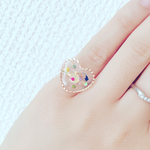 かすみ草リング