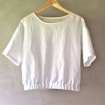 ショートスリーブのプルオーバー リネンドビー