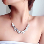 no1469/アンティークシルバービジューネックレス
