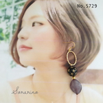 No.729 ゆらり♪大人のリングピアス
