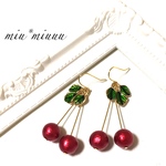 【再販】🍒チェリーピアス🍒