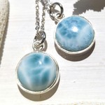 ☆Happy価格!!☆水の惑星 -美しい色・波模様のいつも着けやすいハイクオリティラリマーネックレス-（ペンダントトップのみsilver925）