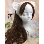 ⋆゜ふ わ ふ わ ゜⋆クマ耳ヘアバンド♡ ホワイト