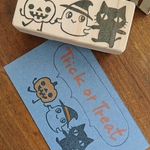 ハロウィンのなかよしラインはんこ