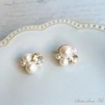 pearl bijou earring(crystal)