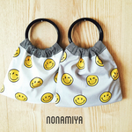 ✳︎限定品✳︎ニコちゃんマークの丸ハンドルバッグ