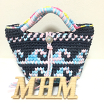 《SALE》〜海を感じる〜 WAVE&ALOHA マルシェバッグ
