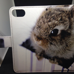 新品送料無料iPhoneケース　手帳型　うさぎちゃん