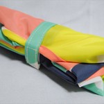 カラフルで大きなドットのエコバッグ