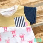 夏色くまバーガーTシャツ