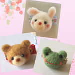 【再販】小さなヘアピン♡羊毛フェルト
