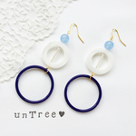 爽やかブルーのロング♡ピアス