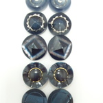 ☆再登場☆ 23～25ｍｍ◇10個入◇　♡再販♡　ブルー　ペアアソート秋冬ボタン