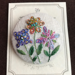 花刺繍 アクセサリー
