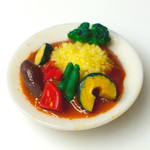 夏野菜のカレーのマグネットE