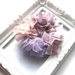 シュシュ＊Lilas〜ライラックの花びら〜ラベンダー×スモーキーピンク