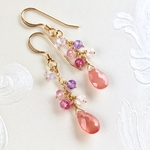 インカローズの花色 ピアス/イヤリング(K14GF)