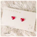 【再販4】ハートのマグネットピアス