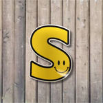 スマイリー イニシャルステッカー