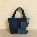 デニム パッチtote bag m123