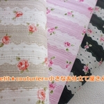 【送料無料】　No.558　薔薇とレース模様のドビー　３色セット
