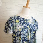 SALE リバティ　ヒラヒラ袖チュニック　ＸＬ　エレン