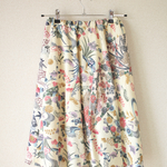 花柄パッチワークKimono Skirt (no.048)