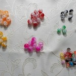 可愛いクラックビーズミックス（色、サイズミックス）