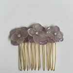 紫陽花のヘアコーム