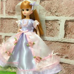 ラプンツェル風プリンセスドレス✳︎送料0☆リカちゃん