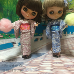 新作 再販1 ブライス  こだわりの浴衣4点セット